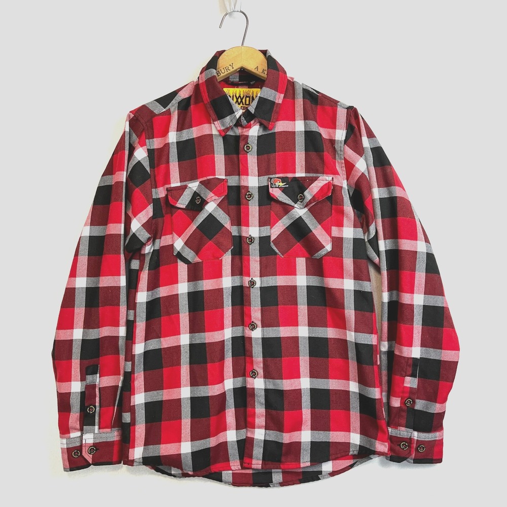 DIXXON Red and Black Checkered Men's Shirt